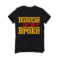 Air Jordan 7 “Citrus” 2022 Retro Black T-Shirt (hustle or be broke)