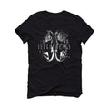 Air Jordan 1 Mid WMNS "Homage" Black T-Shirt (Shattered Kicks)