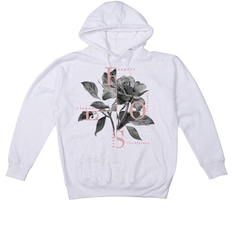 Air Jordan 3 “Rust Pink” 2021 White T-Shirt (Roses) - illCurrency Sneaker Matching Apparel