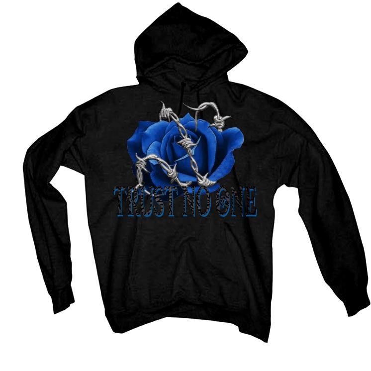 Jordan 13 “Hyper Royal” 2020 Black T-Shirt (TRUST NO ONE) - illCurrency Sneaker Matching Apparel