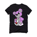 Air Jordan 7 GS “Barely Grape” Black T-Shirt (Teddy Bear)