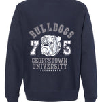 Air Jordan 1 High ‘85 “Georgetown” Navy Blue T-Shirt (Bulldogs)