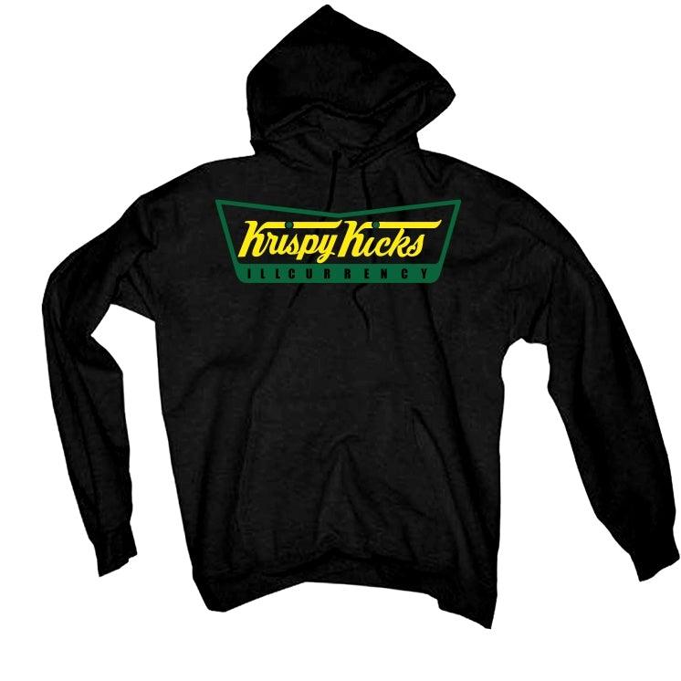 Air Jordan 5 “Oregon apple green” 2020 Black T-Shirt (Krispy Kicks) - illCurrency Sneaker Matching Apparel
