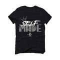 Air Jordan 6 “Metallic Silver” Black T-Shirt (Self Made)