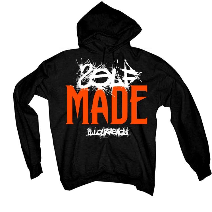 Air Jordan 1 High OG “Electro Orange” 2021 Black T-Shirt (Self Made) - illCurrency Sneaker Matching Apparel
