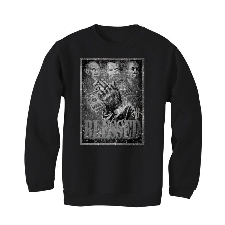 NIKE Air Force 1 SILVER SNAKE 2021 Black T-Shirt (BLESSED FORTUNE) - illCurrency Sneaker Matching Apparel