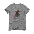 Air Jordan 4 “Infrared” Grey T-Shirt (SPLASH 4) - illCurrency Sneaker Matching Apparel
