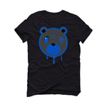 adidas Yeezy Boost 350 V2 “Dazzling Blue” Black T-Shirt (BEARZZ YEEZZ) - illCurrency Sneaker Matching Apparel