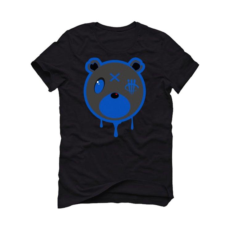 adidas Yeezy Boost 350 V2 “Dazzling Blue” Black T-Shirt (BEARZZ YEEZZ) - illCurrency Sneaker Matching Apparel