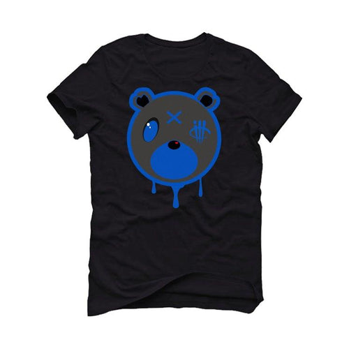 adidas Yeezy Boost 350 V2 “Dazzling Blue” Black T-Shirt (BEARZZ YEEZZ) - illCurrency Sneaker Matching Apparel