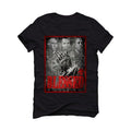 Air Jordan 1 High OG WMNS “Satin Snake” Black T-Shirt (BLESSED FORTUNE) - illCurrency Sneaker Matching Apparel