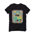 Air Jordan 5 “Aqua” Black T-Shirt (Cut from a different cloth)