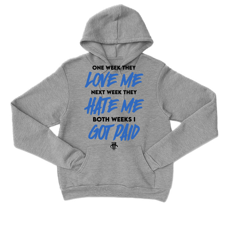 Air Jordan 1 High OG “True Blue” Grey T-Shirt (Paid)