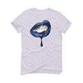 Air Jordan 3 “Racer Blue” 2021 White T-Shirt (lips unsealed) - illCurrency Sneaker Matching Apparel