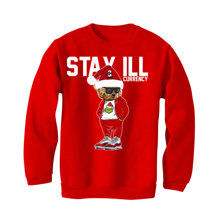 Air Jordan 11 “Cherry” Red T-Shirt (Stay ill Bear)