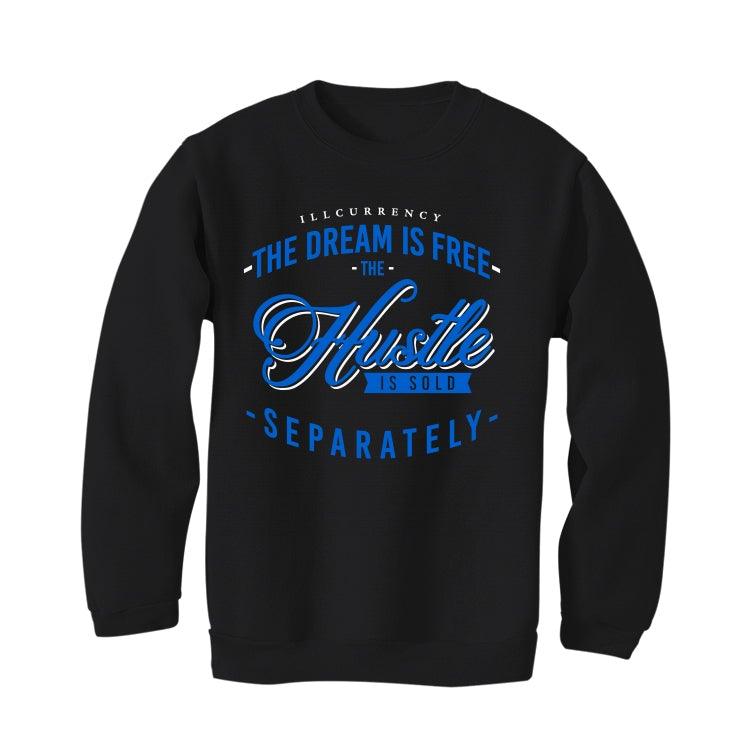 Air Jordan 5 “Racer Blue” Black T-Shirt (The dream is free) - illCurrency Sneaker Matching Apparel