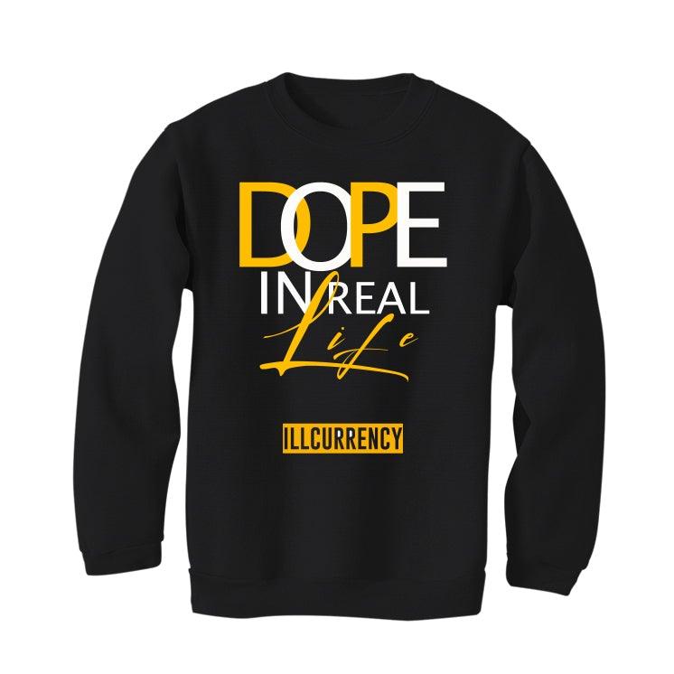 Nike dunk low "goldenrod" Black T-Shirt (DOPE) - illCurrency Sneaker Matching Apparel