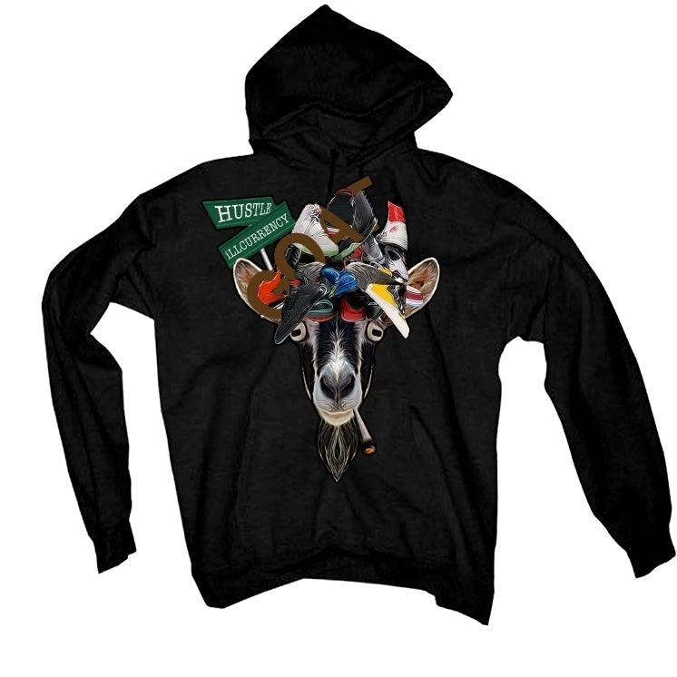 Air Jordan 1 High "Black Mocha" 2020 Black T-Shirt (goat status) - illCurrency Sneaker Matching Apparel