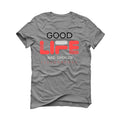Air Jordan 4 “Infrared” Grey T-Shirt (Bad Choices)