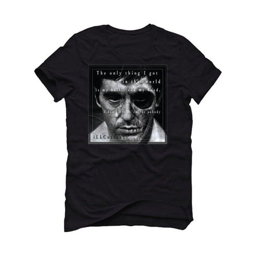 adidas YEEZY 450 "Dark Slate" 2021 Black T-Shirt (ONLY THING I GOT (PACINO)) - illCurrency Sneaker Matching Apparel