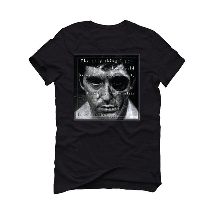 adidas YEEZY 450 "Dark Slate" 2021 Black T-Shirt (ONLY THING I GOT (PACINO)) - illCurrency Sneaker Matching Apparel