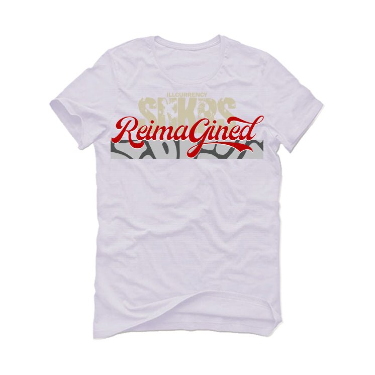 Air Jordan 3 “White Cement Reimagined” | illcurrency White T-Shirt (REIMAGINE)
