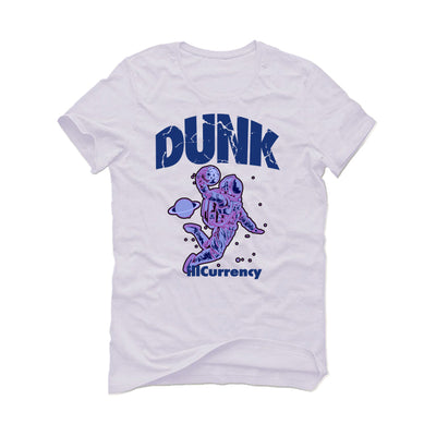 Kids Nike Dunk Low "Blueberry" White T-Shirt (DUNK FOR DUNK)