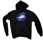 Air Jordan 1 High OG “True Blue” Black T-Shirt (LIPS UNSEALED)