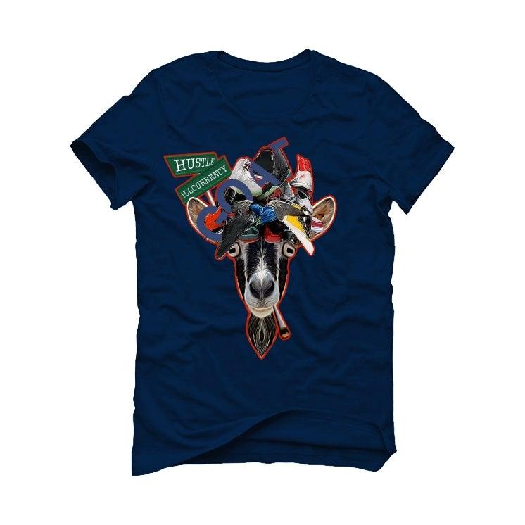 Nike Air Foamposite Pro “USA” Navy Blue T-Shirt (goat status) - illCurrency Sneaker Matching Apparel