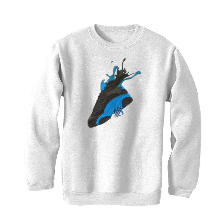 Air Jordan 13 “Black UNC” White T-Shirt (SPLASH UNC)