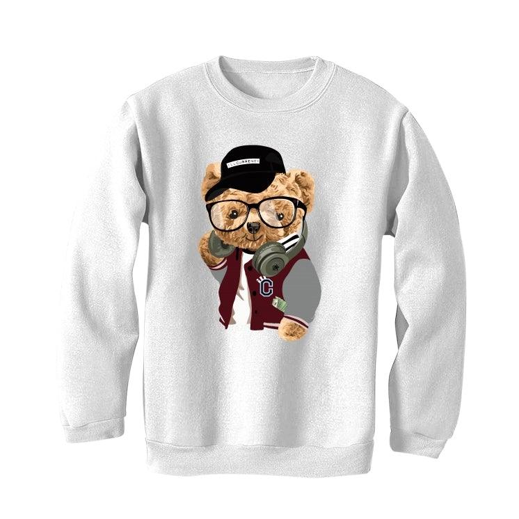 Air Jordan 8 WMNS Burgundy White T-Shirt (ill C bear) - illCurrency Sneaker Matching Apparel