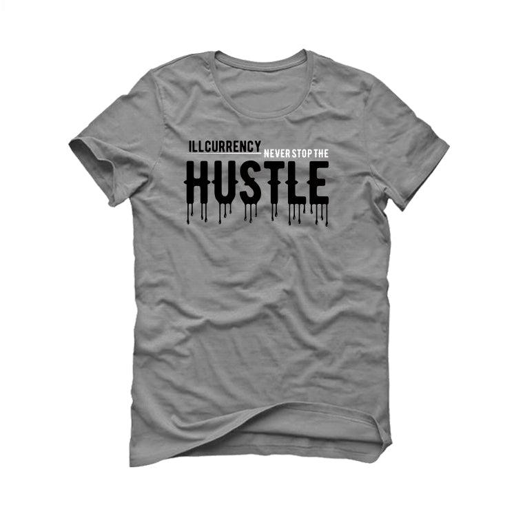 Air Jordan 1 Retro High OG Shadow 2.0 Grey T-Shirt (Never Stop) - illCurrency Sneaker Matching Apparel