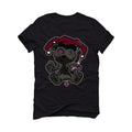 Air Jordan 4 retro PSG Bordeaux 2020 Black T-Shirt (TEDDY JOKER) - illCurrency Sneaker Matching Apparel