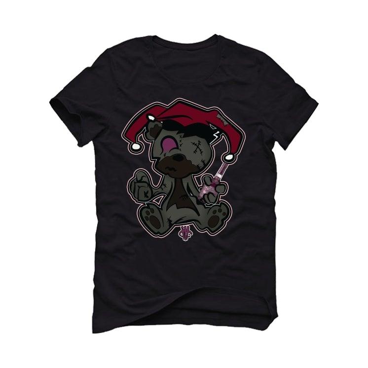 Air Jordan 4 retro PSG Bordeaux 2020 Black T-Shirt (TEDDY JOKER) - illCurrency Sneaker Matching Apparel