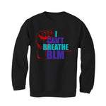 Jordan 5 Retro Top 3 2020 Black T-Shirt (I cant breathe BLM) - illCurrency Sneaker Matching Apparel