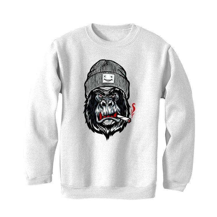 The Nike Air Foamposite Pro White/Black/Varsity Red White T-Shirt (G smoker) - illCurrency Sneaker Matching Apparel