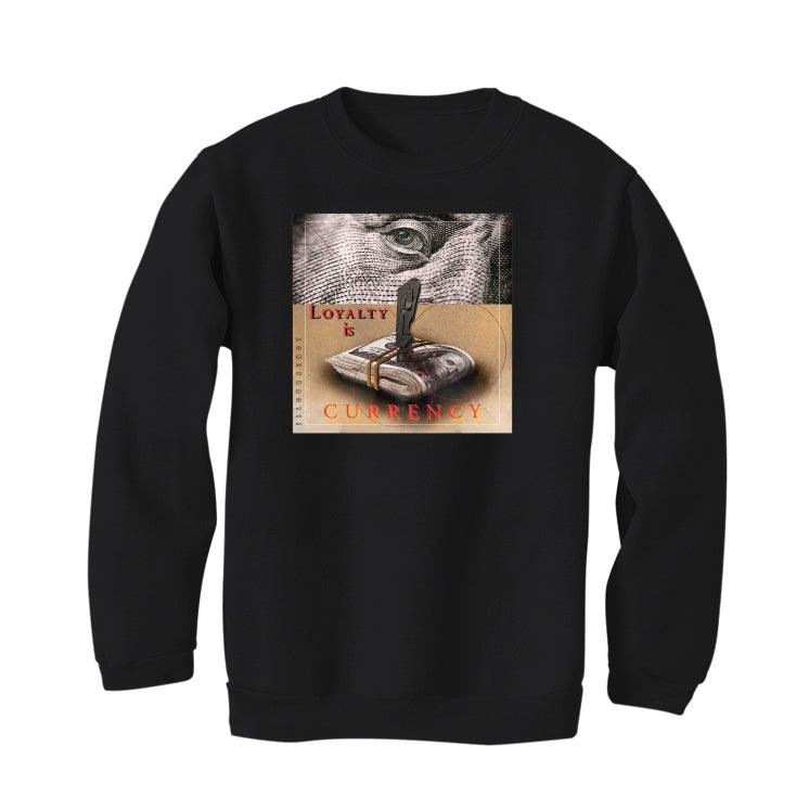 Air Jordan 1 High OG “Light Fusion Red” Black T-Shirt (LOYALTY IS CURRENCY) - illCurrency Sneaker Matching Apparel