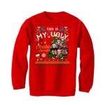CHRISTMAS UGLY SWEATERS Red T-Shirt (This My Ugly Christmas Sweater)