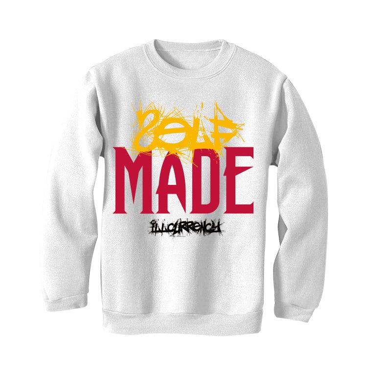 Air Jordan 1 High OG “Light Fusion Red” White T-Shirt (Self Made) - illCurrency Sneaker Matching Apparel