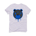 adidas Yeezy Boost 350 V2 “Dazzling Blue” White T-Shirt (BEARZZ YEEZZ) - illCurrency Sneaker Matching Apparel