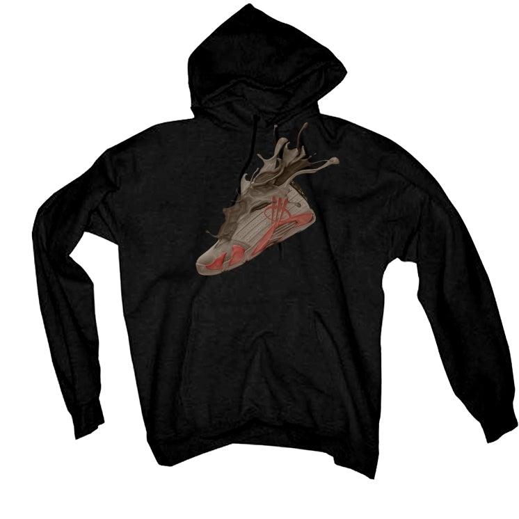 Air Jordan 14 Low “Terracotta” Black T-Shirt (TERRA SPLASH) - illCurrency Sneaker Matching Apparel