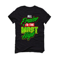 Jordan 13 Playoffs - Black T-Shirt (ALL PRAISE)