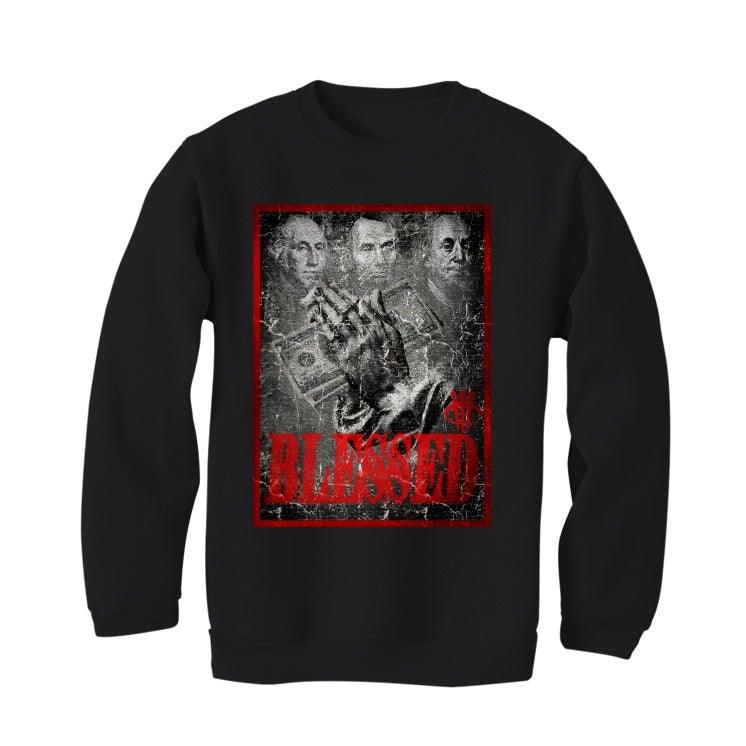 Air Jordan 5 Raging Bull Black T-Shirt (BLESSED FORTUNE) - illCurrency Sneaker Matching Apparel