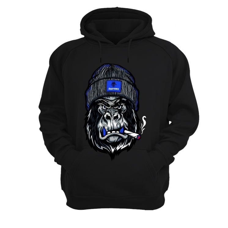 Air Jordan 12 Game Royal 2019 Black T-Shirt (Gorilla) - illCurrency Sneaker Matching Apparel