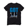 Air Jordan 1 “Dark Marina Blue” Black T-Shirt (Got Em)