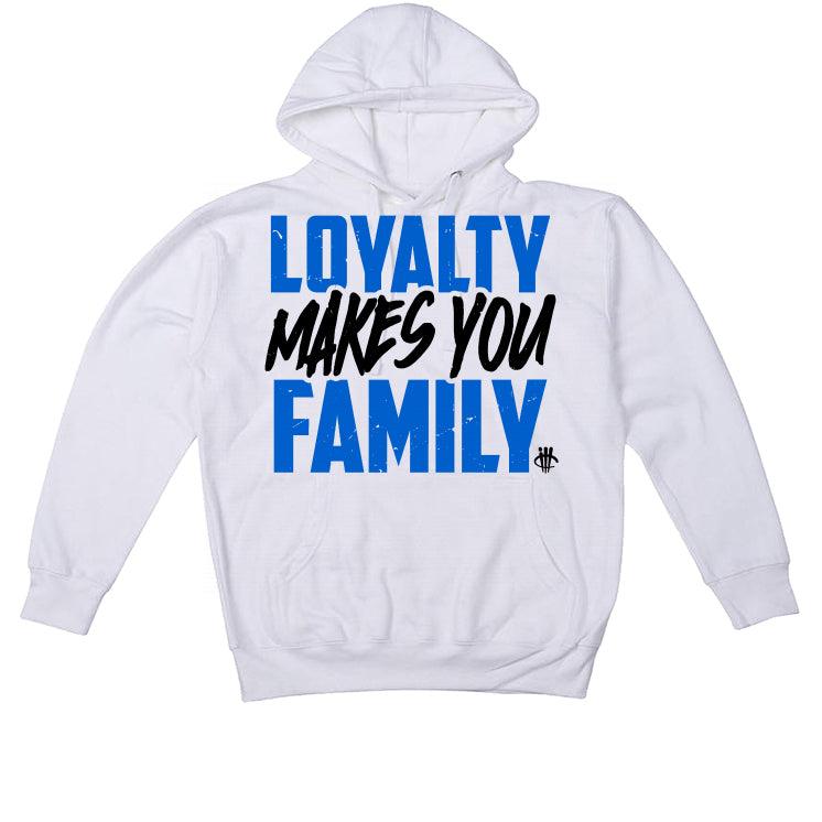adidas Yeezy Boost 350 V2 “Dazzling Blue” White T-Shirt (LOYALTY) - illCurrency Sneaker Matching Apparel