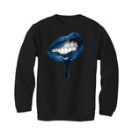 adidas Yeezy Boost 350 V2 “Dazzling Blue” Black T-Shirt (LIPS UNSEALED) - illCurrency Sneaker Matching Apparel