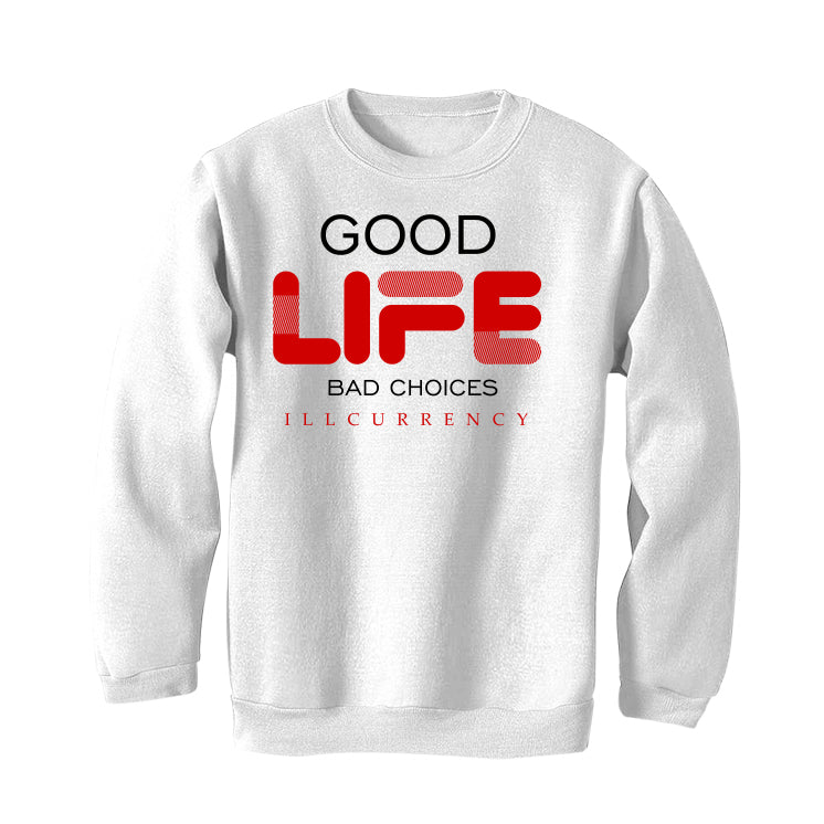The Air Jordan 6 “Red Oreo” | ILLCURRENCY White T-Shirt (Bad Choices)