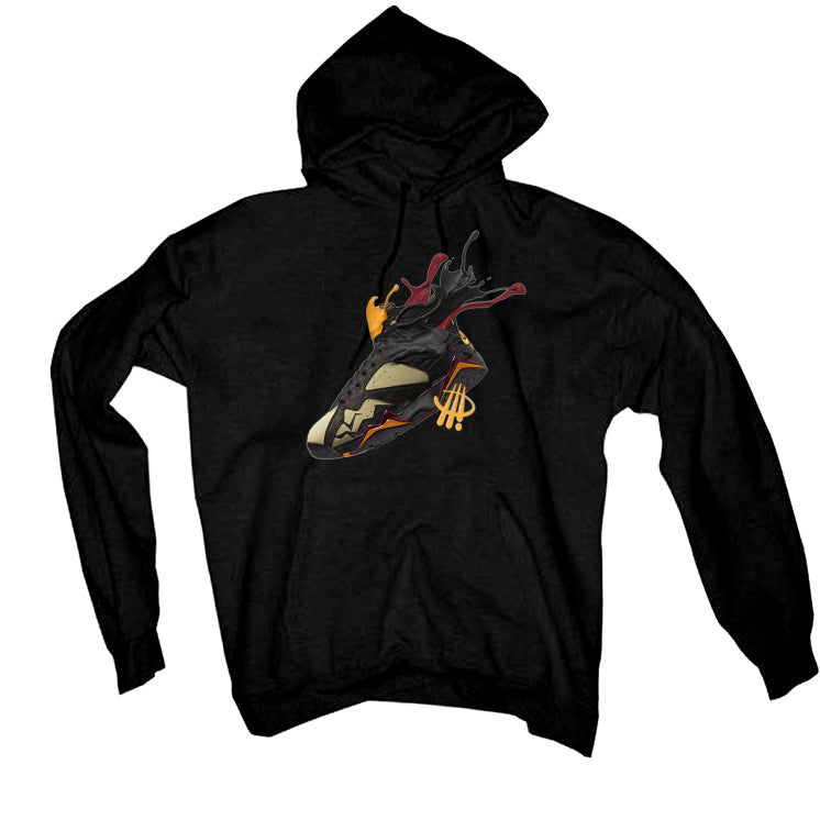 Air Jordan 7 “Black Olive” Black T-Shirt (SPLASH)