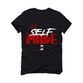 Air Jordan 1 “Bred Patent” Black T-Shirt (Self Made)